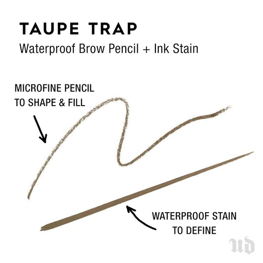 Urban Decay Brow Blade - Waterproof Eyebrow Pencil & Ink Stain - Dual-Ended Pencil Fills and Defines - Brow Tint with the Precision & Definition of Microblading