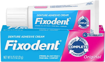 Fixodent Complete Original Denture Adhesive Cream, 0.75