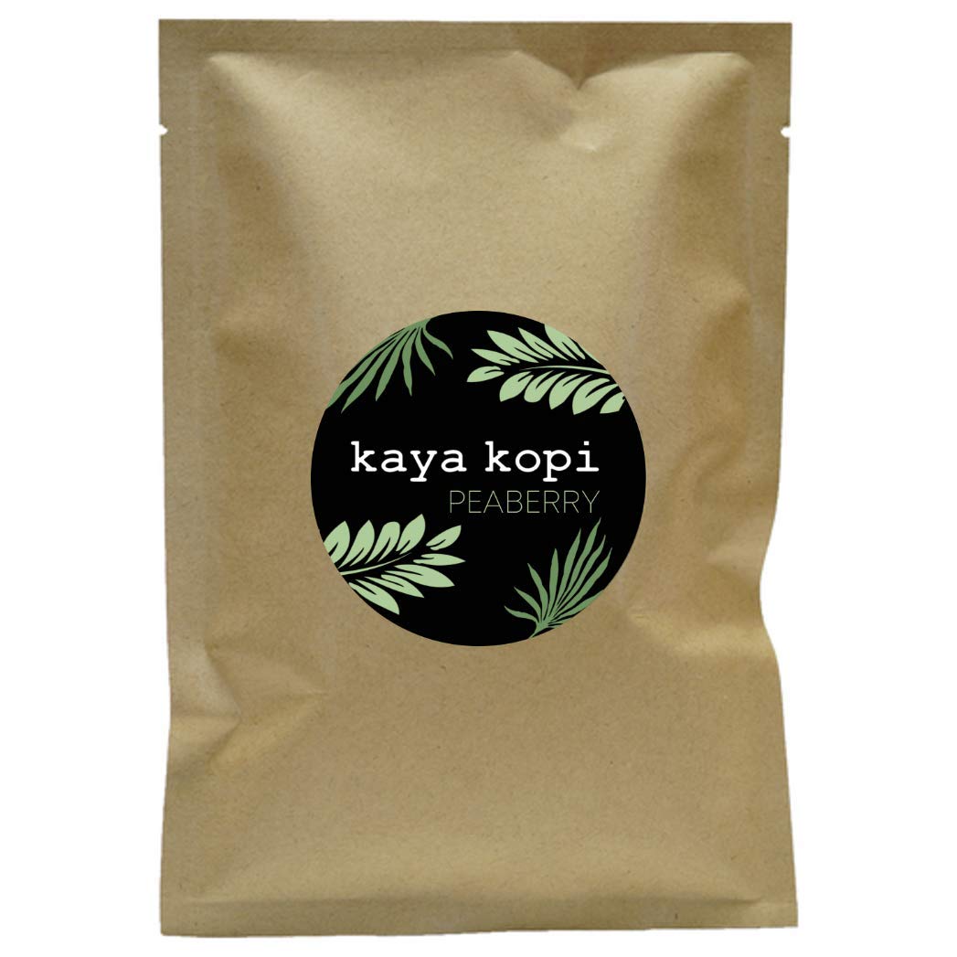 Premium Kaya Kopi Peaberry Blend From Vietnam, Indonesia, and Colombia - Floral Robusta Arabica Roasted Whole Coffee Beans,