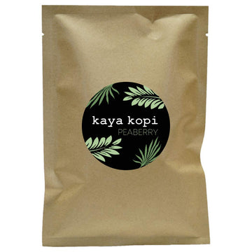 Premium Kaya Kopi Peaberry Blend From Vietnam, Indonesia, and Colombia - Floral Robusta Arabica Roasted Whole Coffee Beans,