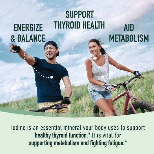 Organic Iodine Liquid | Nascent Iodine Supplements for Thyroid Support