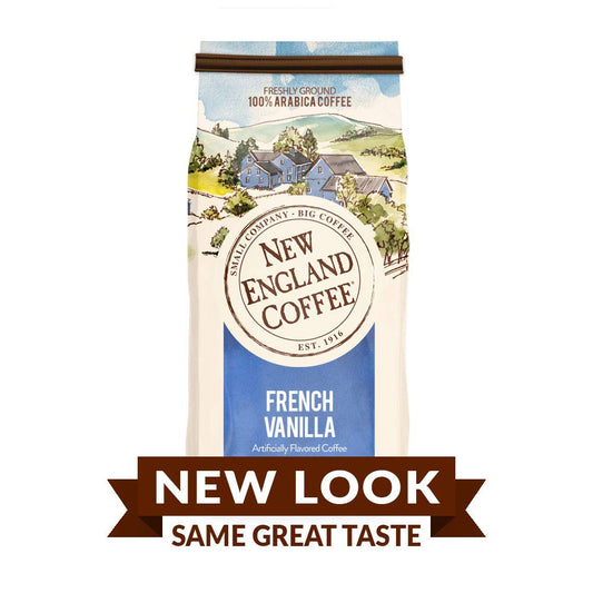 New England Coffee French Vanilla Medium Roast Ground Coffee Bag