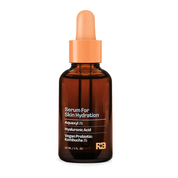 Real Basic Skin Serum for Skin Hydration with Aquaxyl, Hyaluronic Acid and Kombucha 1 . - Skin Serum Hydrating Treatment, Serum for Face Hydrating