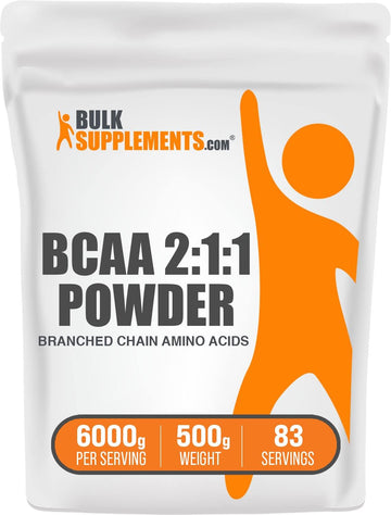 BULKSUPPLEMENTS.COM BCAA 2:1:1 Powder - Branched Chain Amino Acids. BC