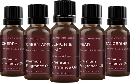 Mystic Moments | Orchard Fruits Fragrance Oil Gift Starter Pack 5x10ml99.8 Grams
