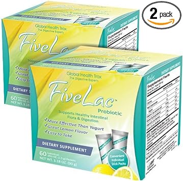 FiveLac Probiotic - 2 Pack by Global Health Trax