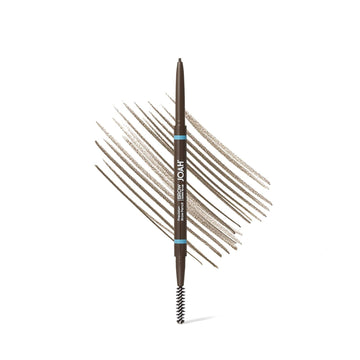 JOAH Brow Down To Me Precision Brow Pencil with Built-In Spoolie, Medium Brown