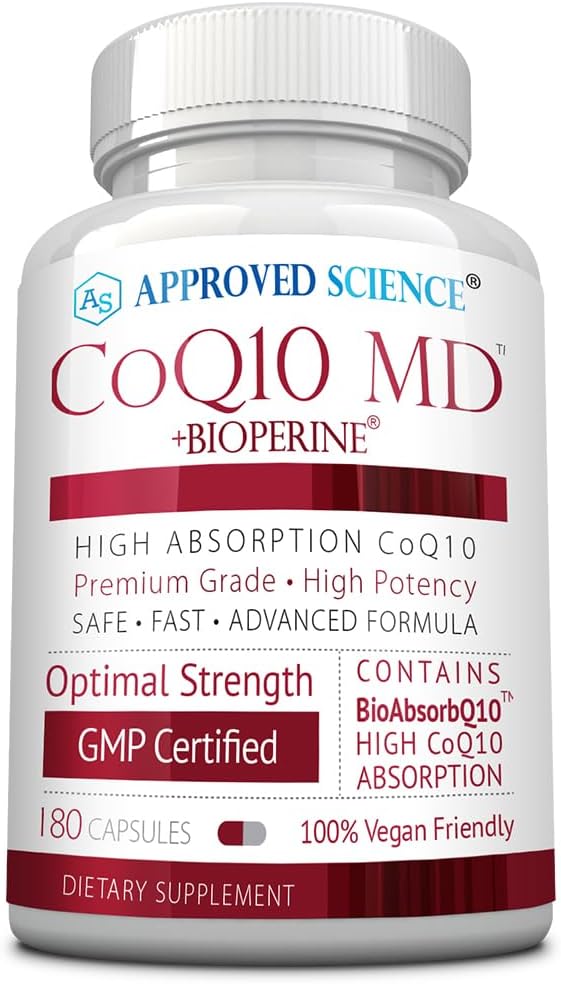 Approved Science Coq10 Md- Extra Strength 250Mg Pure Coq10