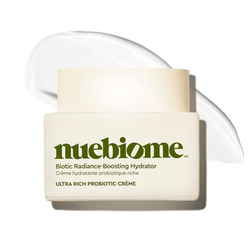 Nuebiome Biotic Radiance-Boosting Hydrator; Rich Anti-Aging Face Moisturizer, Neck and Chest Cream, Mushroom Amino Acid & Vitamin C to Reduce Wrinkles, Firm and Brighten Skin; 52