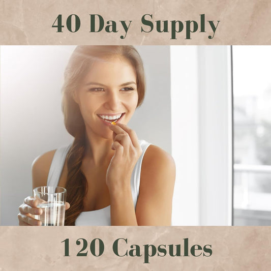Research Labs Organic Lions Mane Supplement Capsules, 120 Capsules w/P