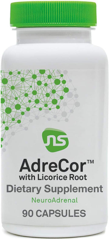 NeuroScience AdreCor with Licorice Root - Adrenal Energy Support Compl