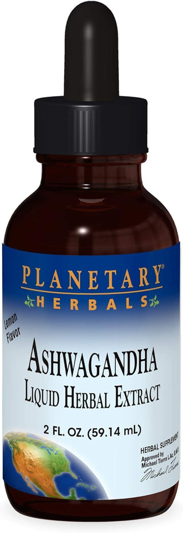 Planetary Herbals Ashwagandha Liquid Herbal Extract 2.5 ml with Lemon