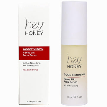 Hey Honey Good Morning Honey Silk Facial Serum | Daily Moisturizer, Replenishes and Protects Skin | Doubles As An Active Moisturizing Makeup Primer | 1