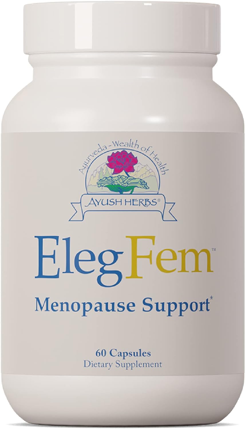 Ayush Herbs Eleg Fem Herbal Menopause Supplements For Women,