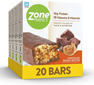 ZonePerfect Protein Bars | 14g Protein | 19 Vitamins & Minerals | Nutr0.76 Ounces