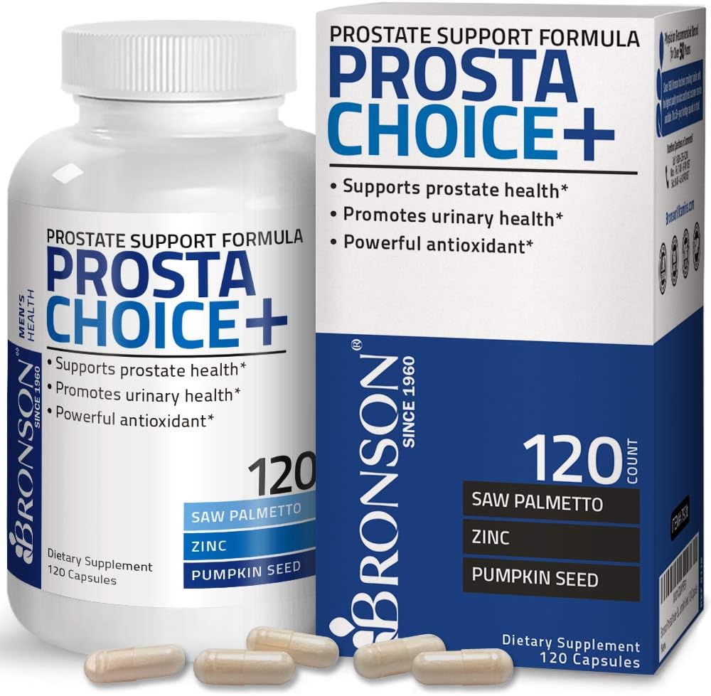 Bronson Prostate Health Support Supplement 120 Capsules120 Count (Pack