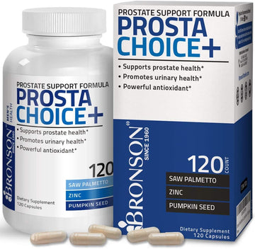 Bronson Prostate Health Support Supplement 120 Capsules120 Count (Pack