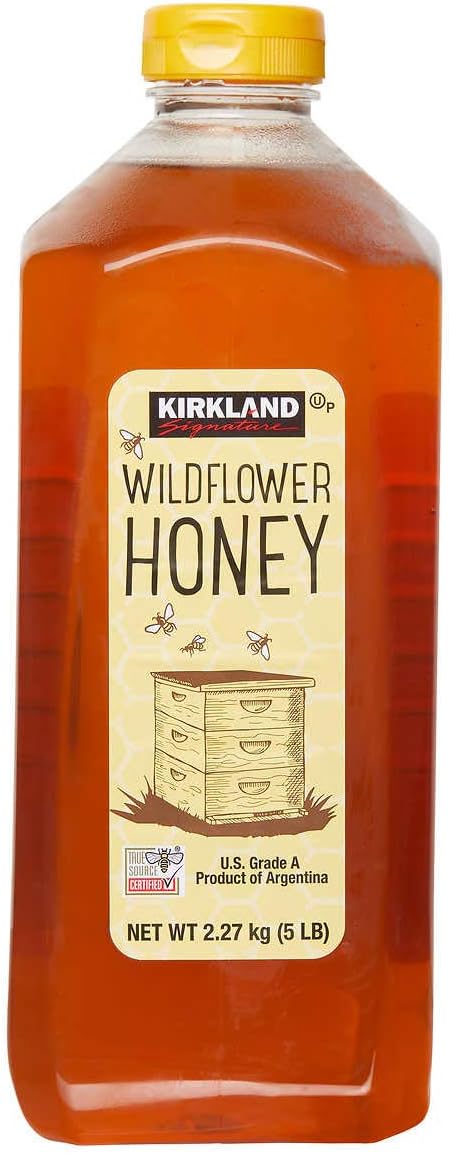  Kirkland Signature Pure Honey, 5 lb (PACK OF 2) : Grocery &