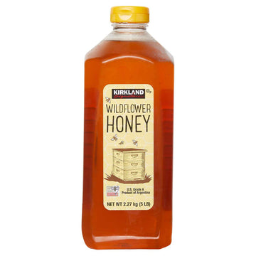 Kirkland Signature Premium Wildflower Honey 5 Lbs 100% Pure