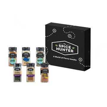 The Spice Hunter Taco Tuesday Gift Pack Kit includes Six Assorted Seas