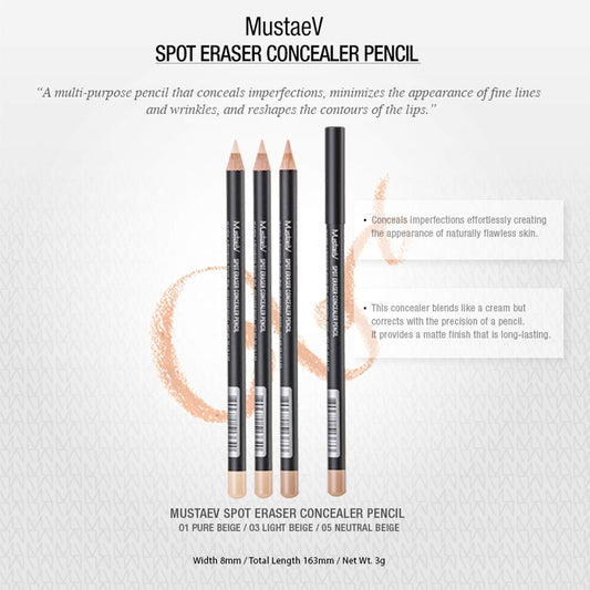MustaeV - Spot Eraser Concealer Pencil - No. 05 Neutral Beige