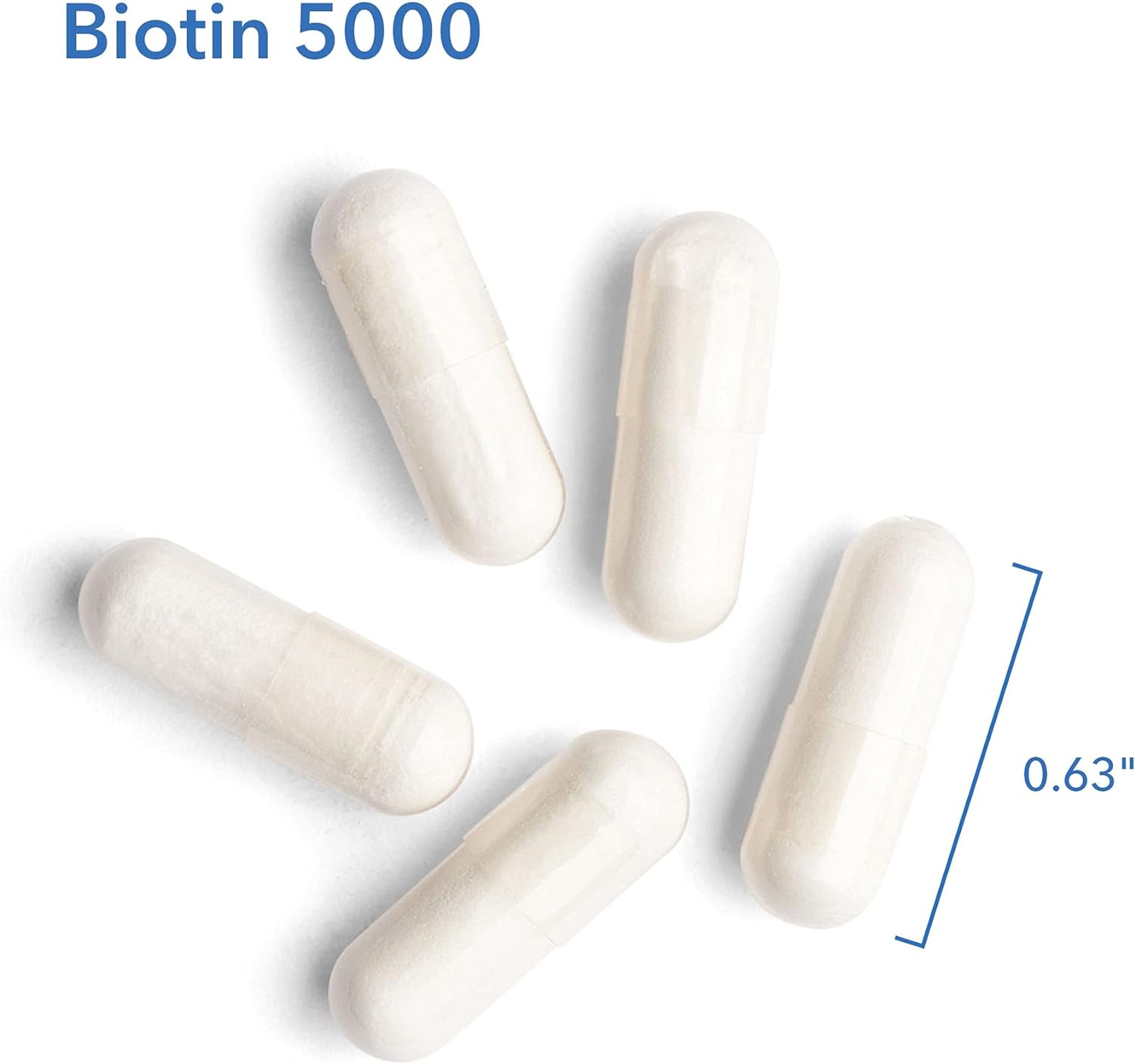 Allergy Research Group - Biotin 5000 - Hair, Nails, Metabolism - 60 Ve