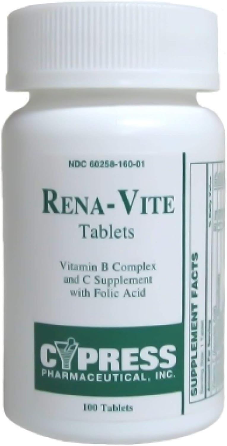  Rena-Vite Tablets, 100 Tablet Bottle : Health & Household