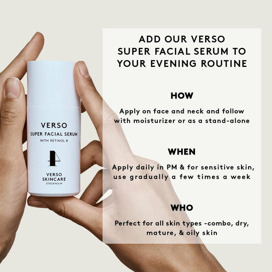 Verso Skin Care | Super Facial Serum | Visibly Rejuvenating Face Serum for Youthful Skin | Face Care Made Easy (1  )