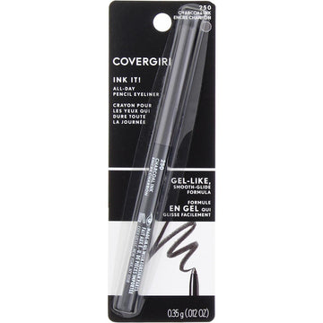 CoverGirl Ink It! by Perfect Point Plus Eyeliner, Charcoal Ink [250] 0.06  (Pack of 2)