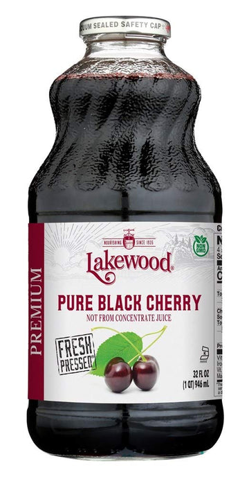 Lakewood, Juice Black Cherry Pure, 32 Fl Oz