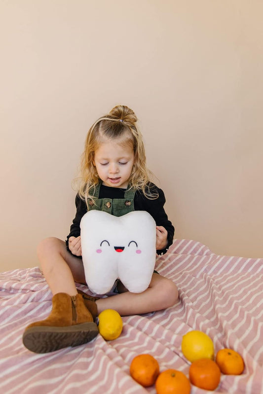 nerdbugs Tooth Plush- The Molar The Merrier! - Dentist Gift/Oral Surgeon Gift/Dental Hygenist Gift/ Tooth Fair Pillow