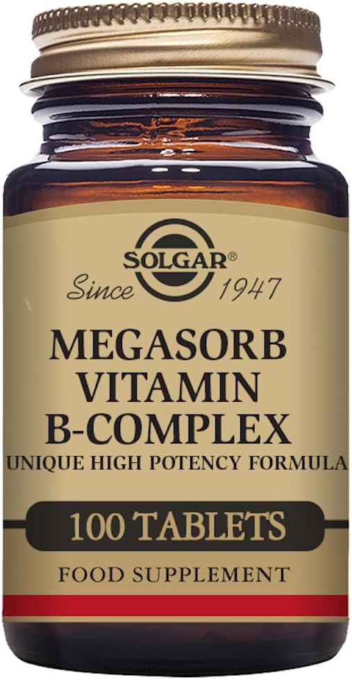 Solgar - Megasorb B-Complex "50", 100 Tablets