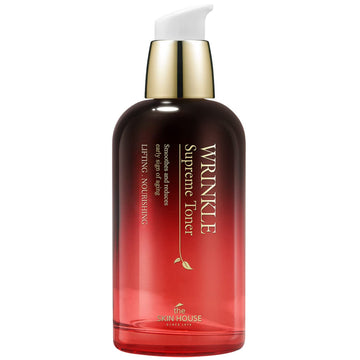 The Skin House Wrinkle Supreme Toner [130 / 4.39 . .] Ginseng Extract Skin Rejuvenating Face Toner Korean Skin Care