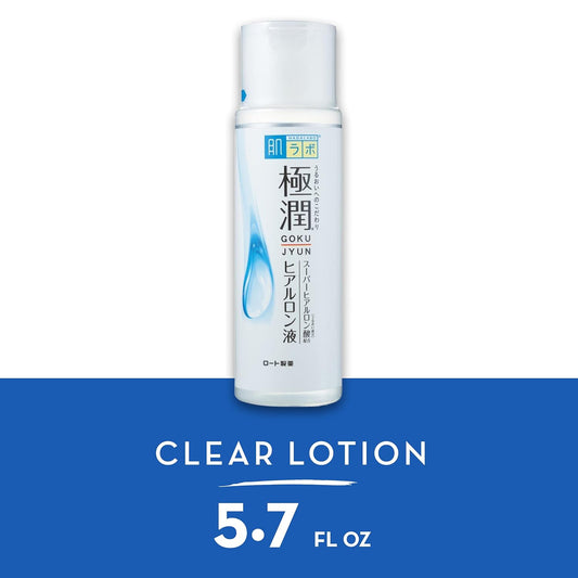 HADA LABO Goku-jyun Clear Lotion With Hyaluronic Acid - 5.7   (170 mL) Bottle