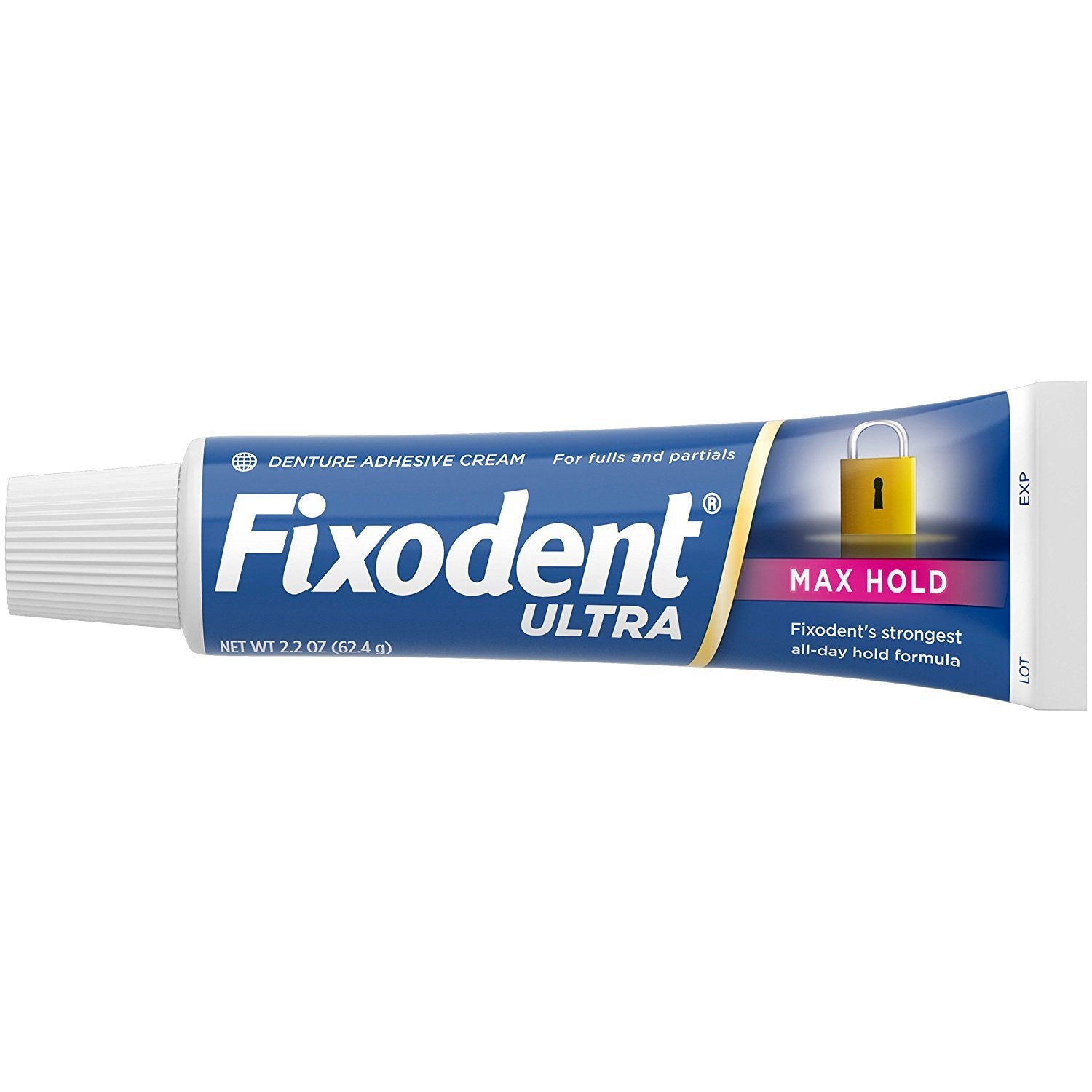 Fixodent Fixodent Ultra Max Hold Dental Adhesive, 2.2 ?- Pack of 2