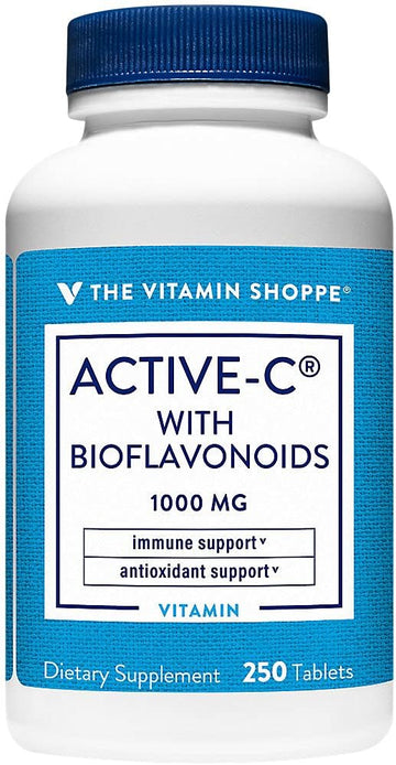 The Vitamin Shoppe Active-C with Bioflavonoids 1000 MG - Antioxidant f