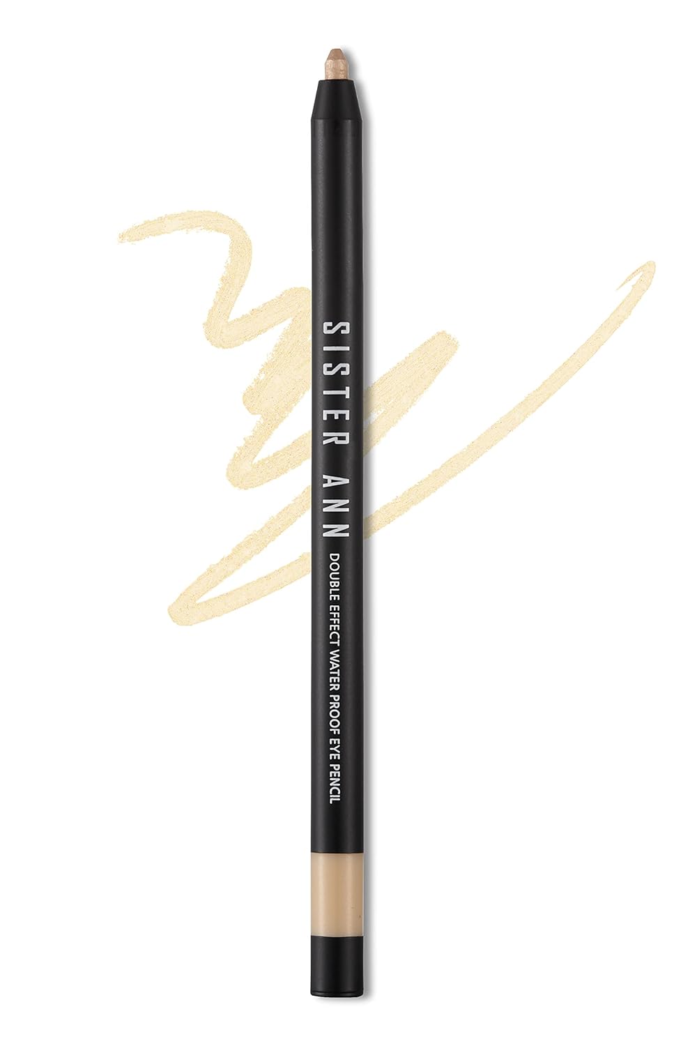 SISTER ANN Double Effect Waterproof Eye Pencil eye liner+eye shadow built-in sharpener Korea cosmetic 0.5g 05_Champagne Gold