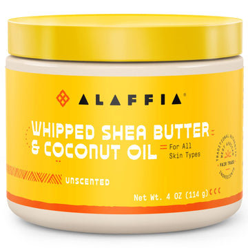 Alaffia Whipped Shea Butter and Coconut Oil, for Smooth, Soft Skin, Unscented 4