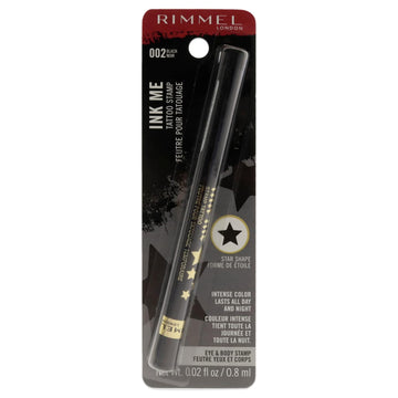 Rimmel London Ink Me Tatto Stamp Eyes and Body - 002 Black Star Shape Eyeliner Women 0.02