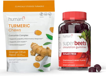 humanN Turmeric Chews and Circulation Gummies