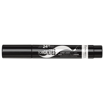 Rimmel Scandaleyes Jumbo Liquid Eye Liner, Black, 0.1 uid