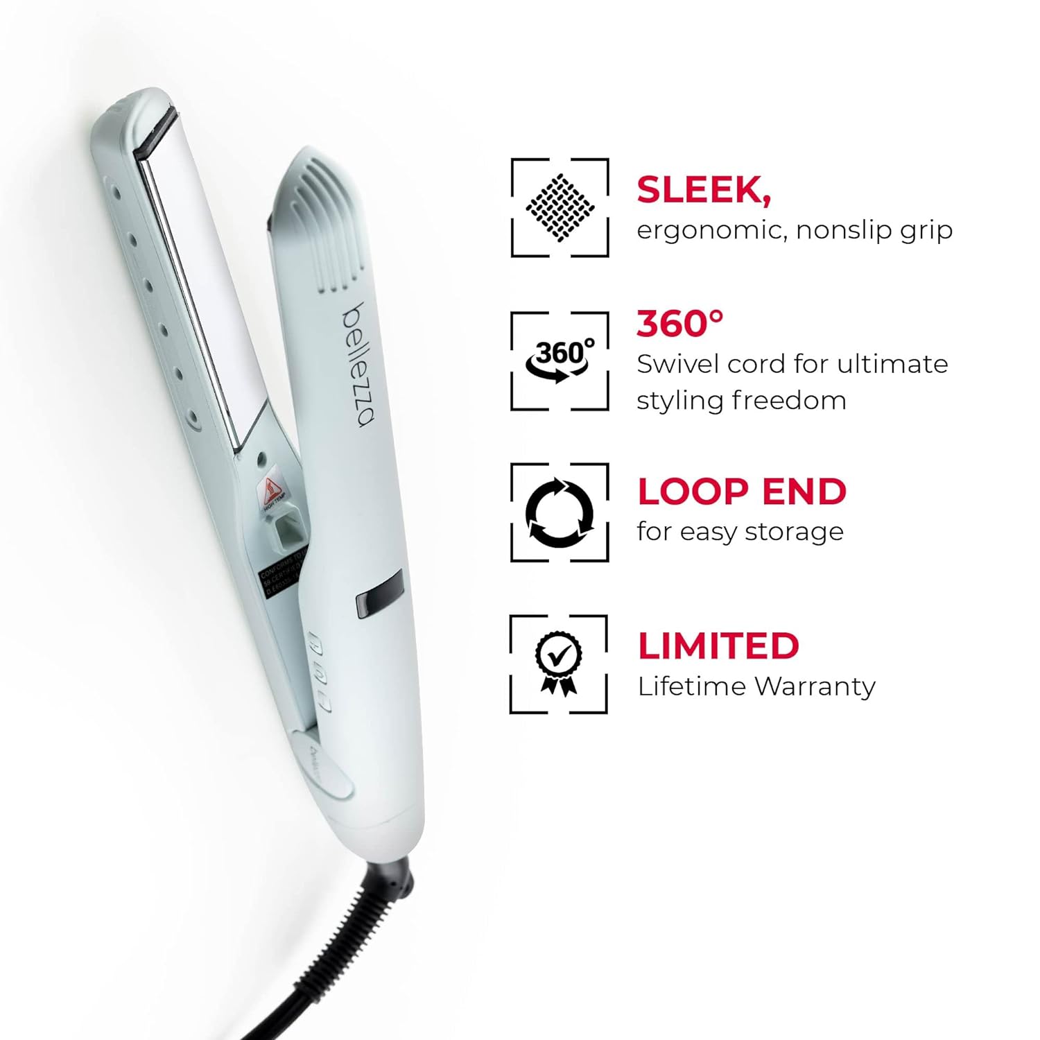 Esupli.com Bellezza VersaStyler Flat Iron, Curling Iron and 