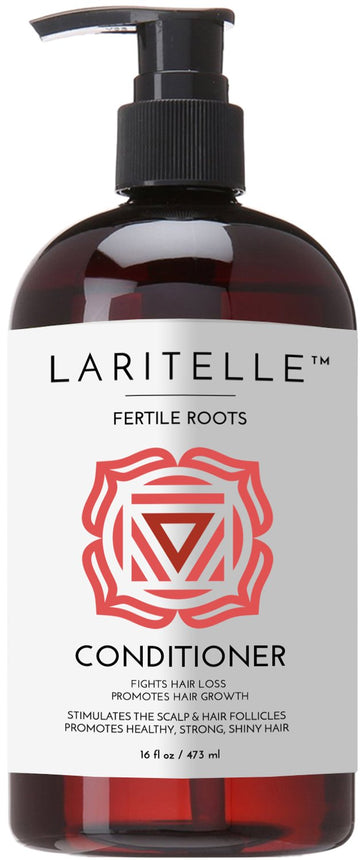 Laritelle Organic Conditioner 16  | Fortifying, Strengthening & Rejuvenating | Prevents Hair Shedding, Promotes New Hair Growth | Ayurvedic Herbs, Lavender, Ginger, Rosemary, Patchouli & Cloves