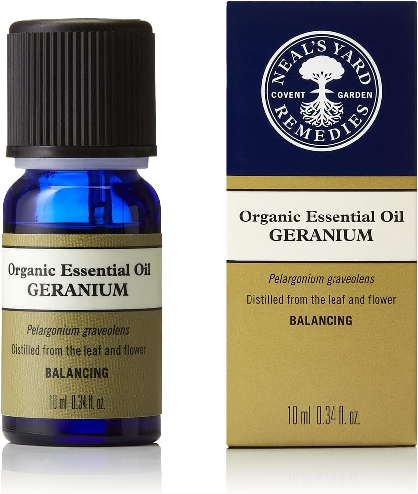 Neal’s Yard Remedies | Geranium Organic Essential Oil For Balancing Bo