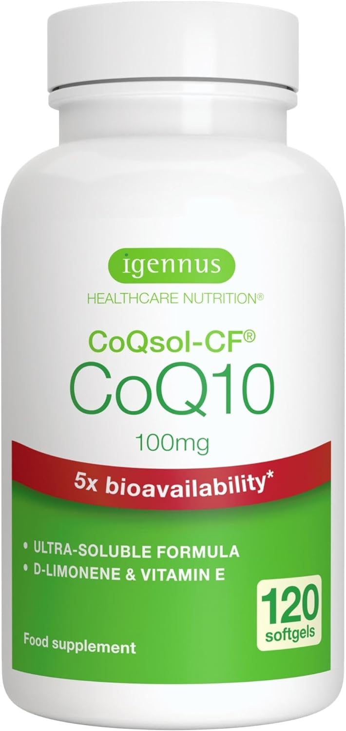 High Absorption Coq10, Ultra Soluble Formula With 5X Bioavailability, 81 Grams