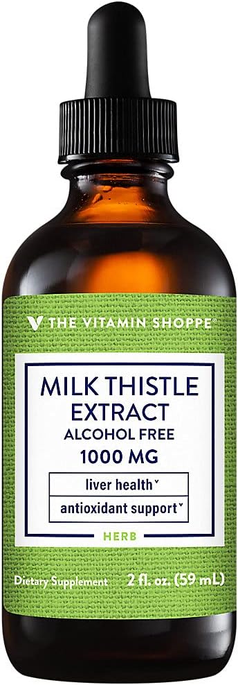 The Vitamin Shoppe Organic Milk Thistle Extract 1,000MG (Silybum Maria