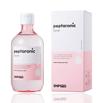 SNP PREP - Peptaronic Toner - Firms & Moisturizes All Dry Skin Types - a Full Combination of Peptides & Hyaluronic Acids - 320 - Best Gift Idea for Mom, Girlfriend, Wife, Her, Women