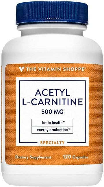 The Vitamin Shoppe Acetyl-L-Carnitine 500mg ? Supports Healthy Brain &