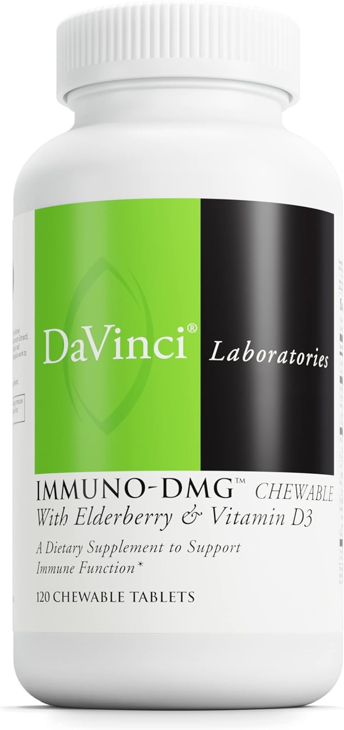 DAVINCI Labs Immuni-DMG Chewable with Elderberry and Vitamin D3 - Diet