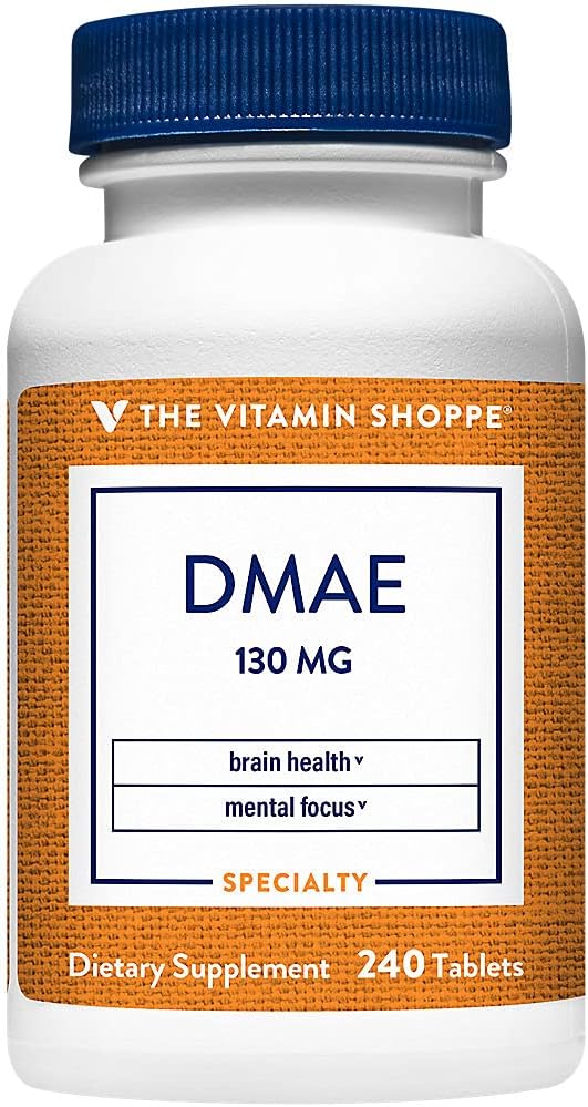 The Vitamin Shoppe DMAE 130MG (DIMETHYLAMINOETHANOL), Supports Brain,